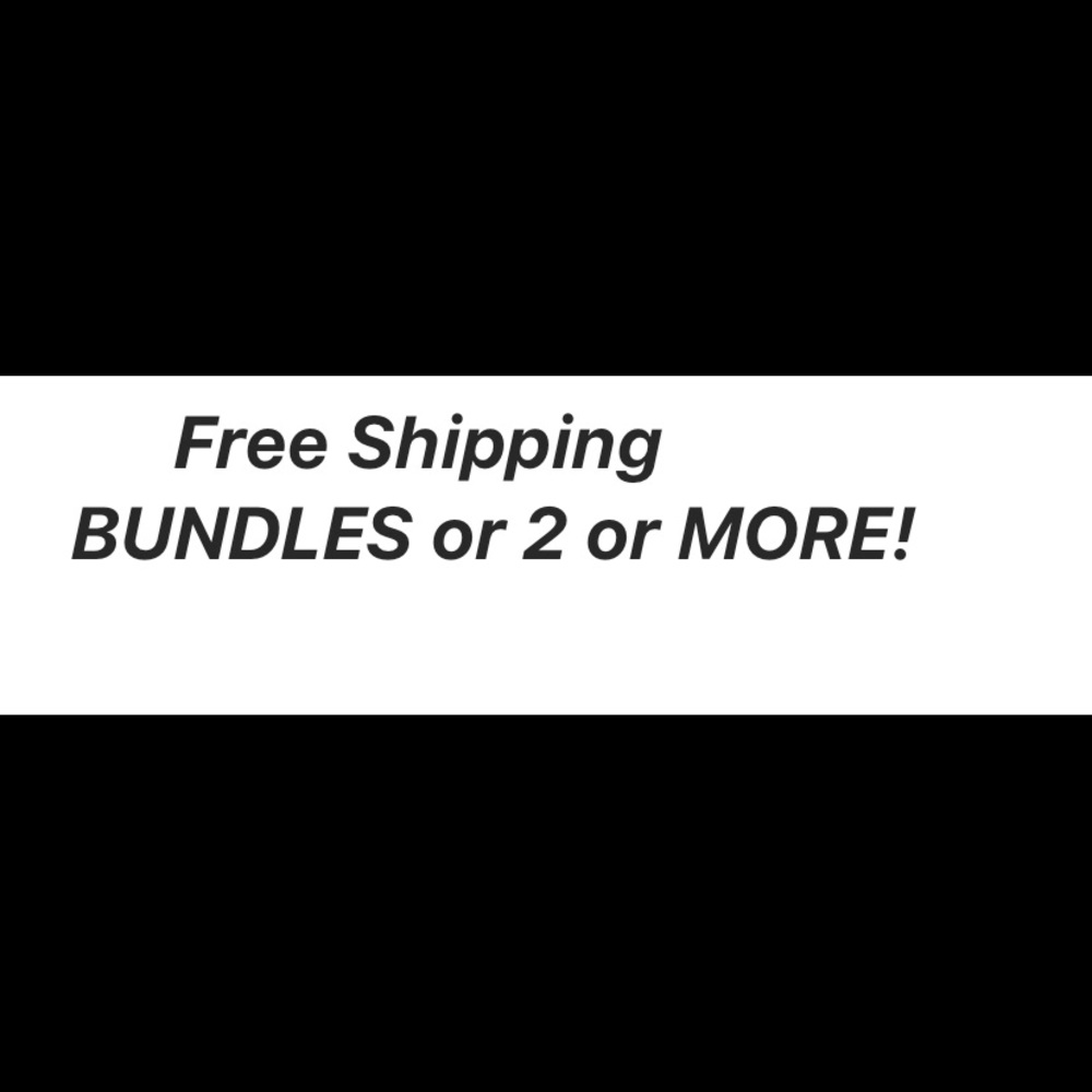 Free Shipping on Bundles of 2 or more items